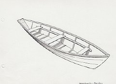 173 Massachussetts - Amesbury - imbarcazione derivante dal dory - costruita ancora negli anni 1950